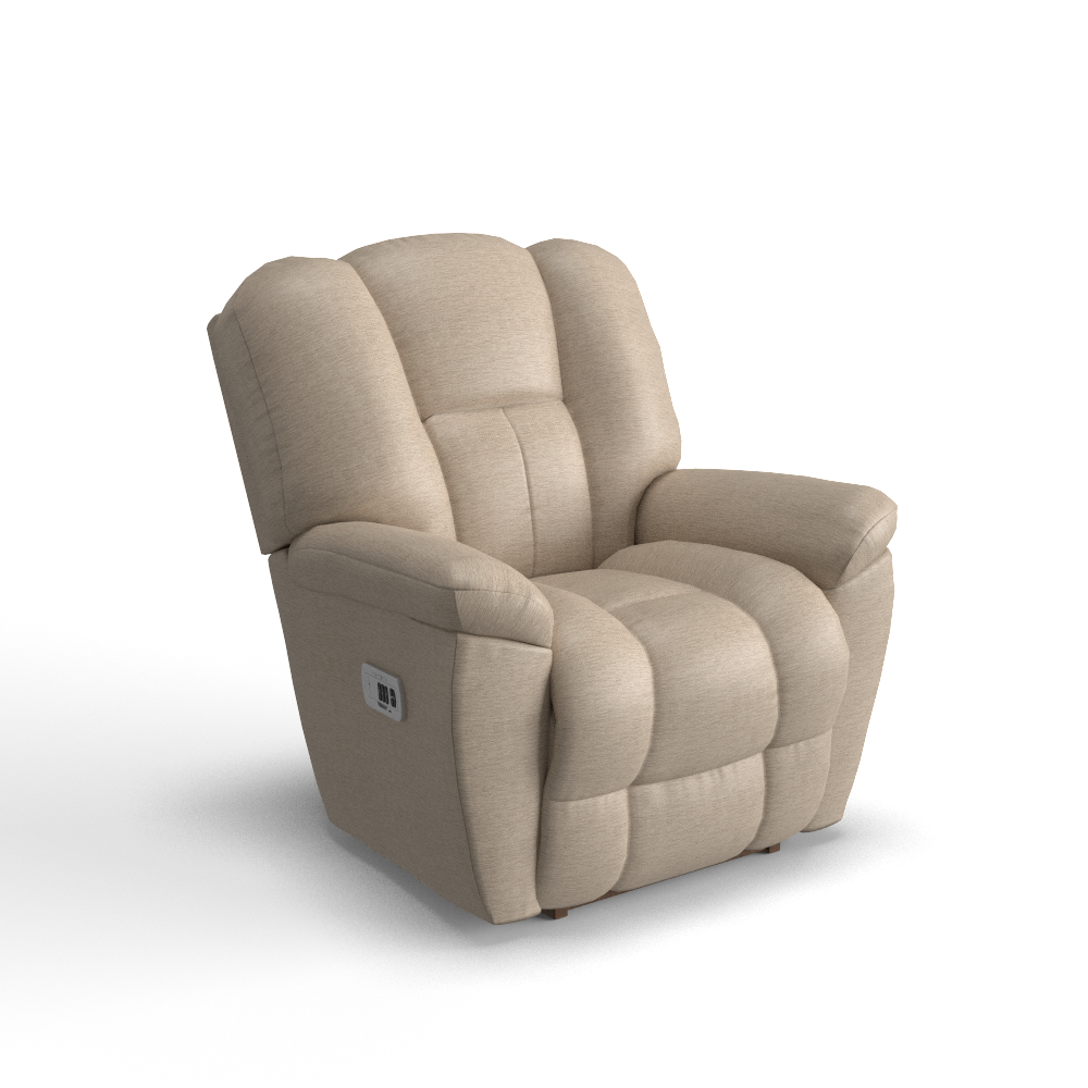Maverick Power Rocking Recliner w/ Headrest & Lumbar, In Stock